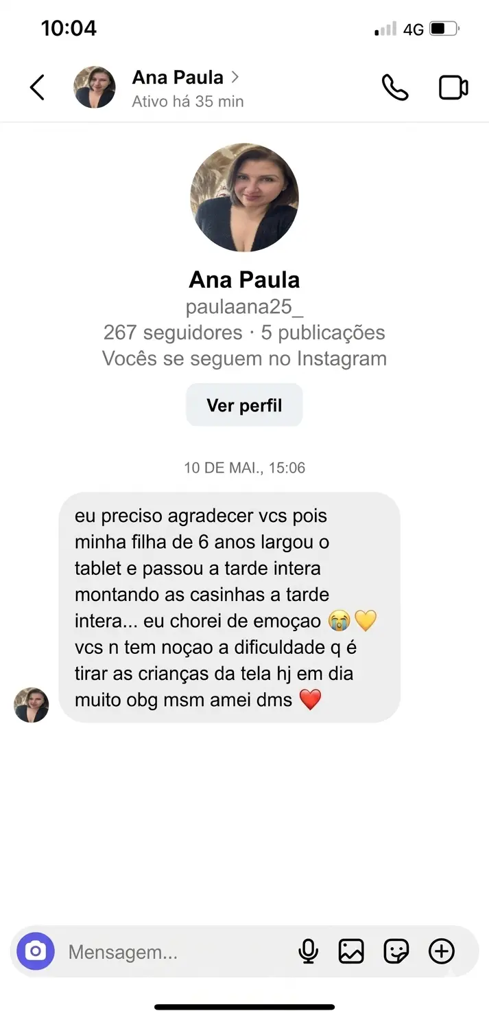 Depoimento de mãe no Instagram 3
